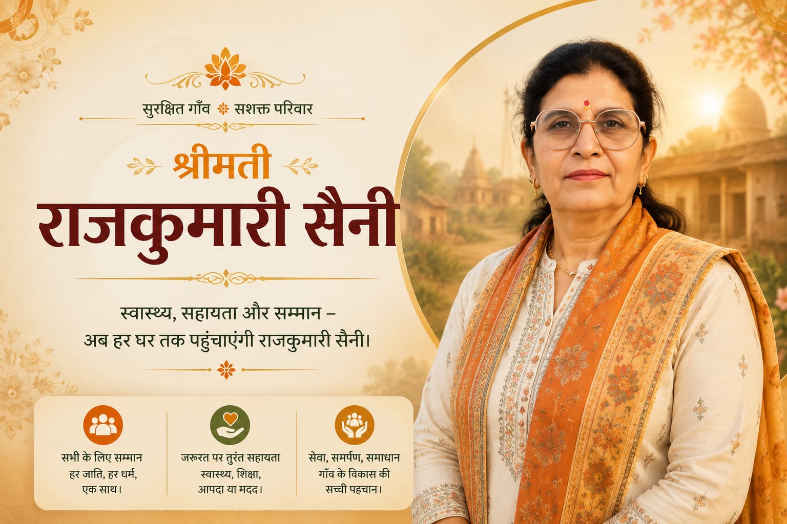 स्वास्थ्य, सहायता और सम्मान